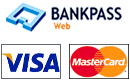 Potete pagare comodamente con: Bankpass - Visa - MasterCard
