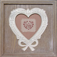 Cornice Cuore Bianco